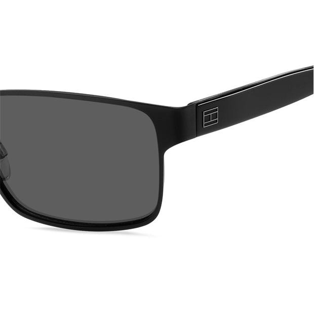 Matte black - Tommy Hilfiger - Men's Sun Rectangle Sunglasses