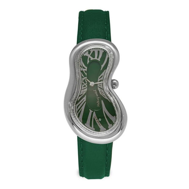 Green Dial - Exaequo - Melting Quartz Analogue Watch