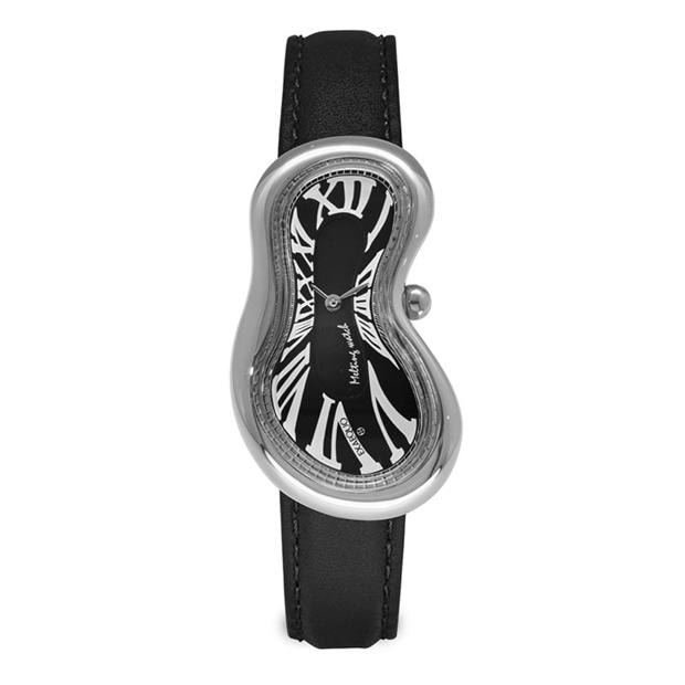 Black Dial - Exaequo - Melting Quartz Analogue Watch