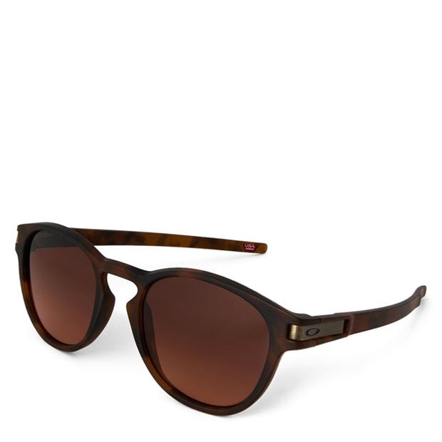 Brown Tortoise - Oakley - Men's Latch Round Sunglasses