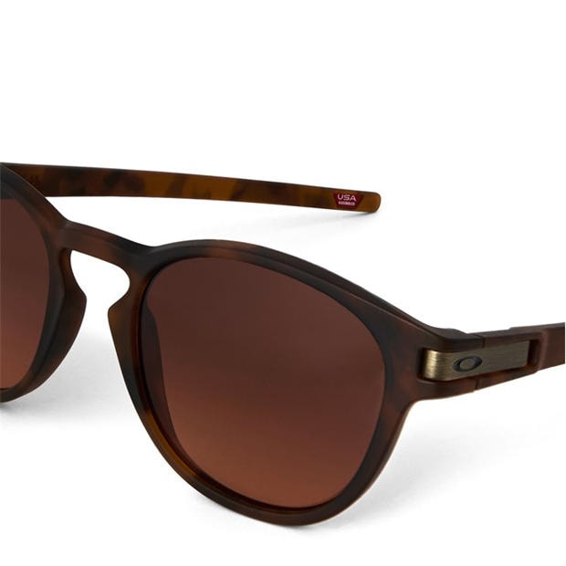 Brown Tortoise - Oakley - Men's Latch Round Sunglasses