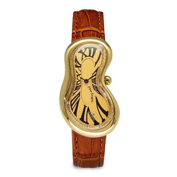 Gold Dial - Exaequo - Melting Quartz Analogue Watch