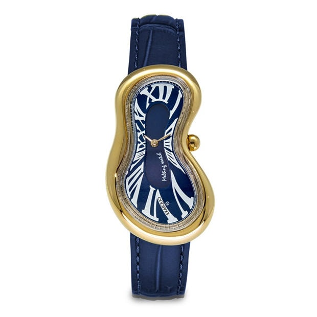 Blue Dial - Exaequo - Melting Quartz Analogue Watch