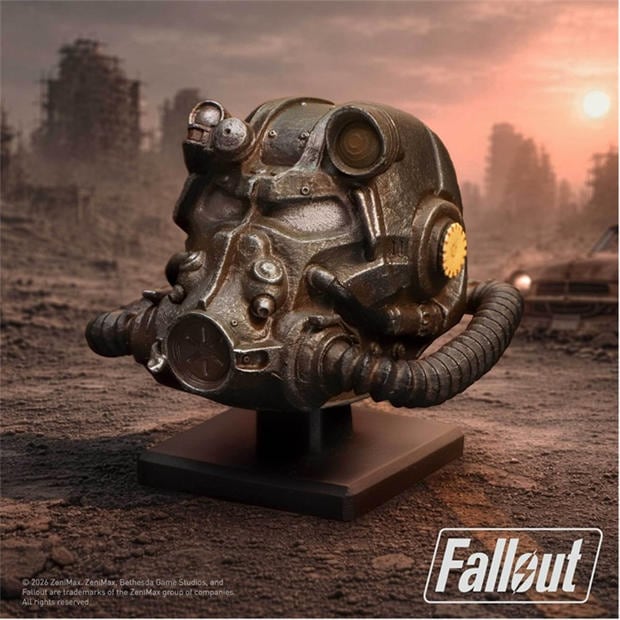 Black - Fallout - Fallout T-60 Helmet Figurine