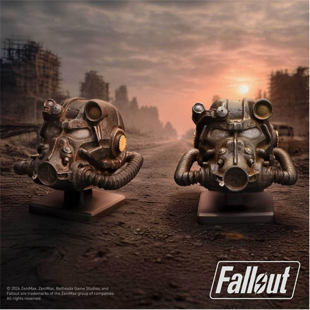 Black - Fallout - Fallout T-60 Helmet Figurine