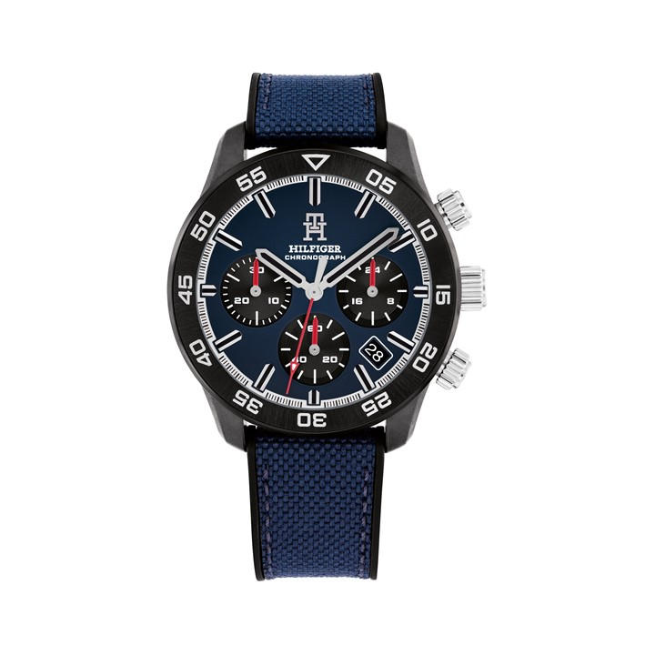 Tommy Hilfiger Men's Blue Th85 Chronograph Watch, Sports Direct