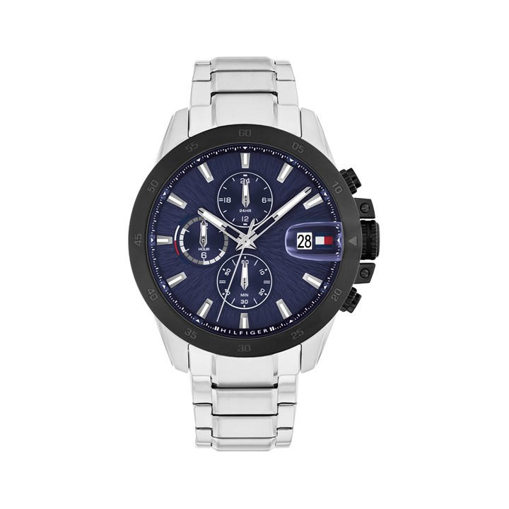 Tommy Hilfiger Men's Silver Bracelet Watch, Sports Direct