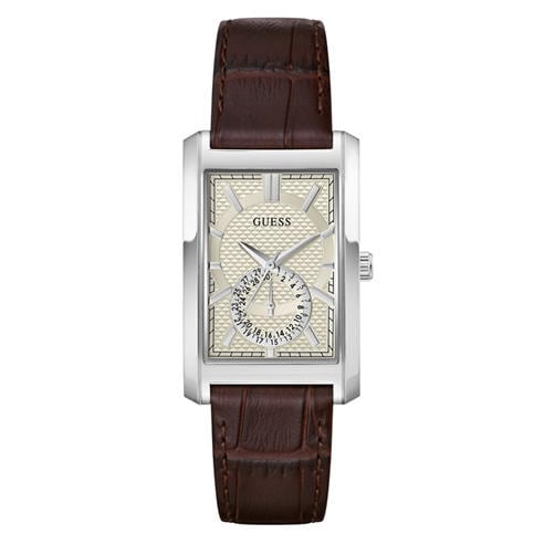 Guess - Men's Hugh Leather Watch