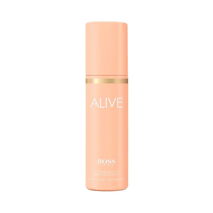 Boss Women's Clear Alive Deodorant Spray 100Ml, Woody Fruity Scent in Size Over 100ml, Sports Direct