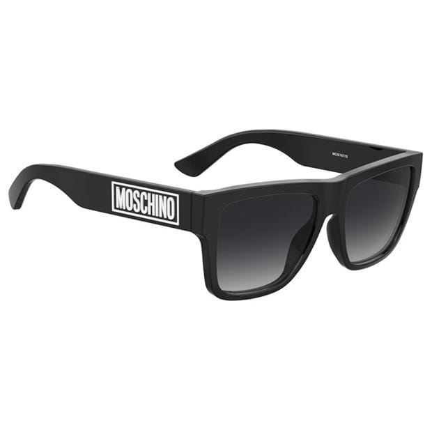 White/Black - Moschino - Men's Rectangle Sunglasses