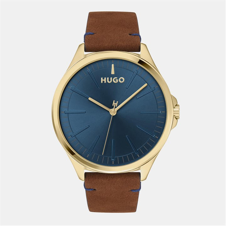 Hugo Men's Silver Smash Watch, Sports Direct