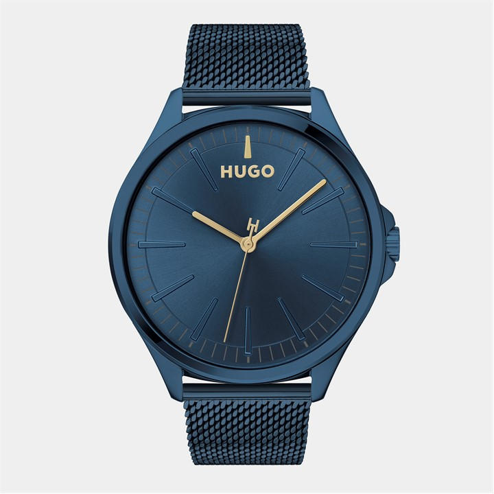 Hugo Men's Silver Smash Watch, Sports Direct