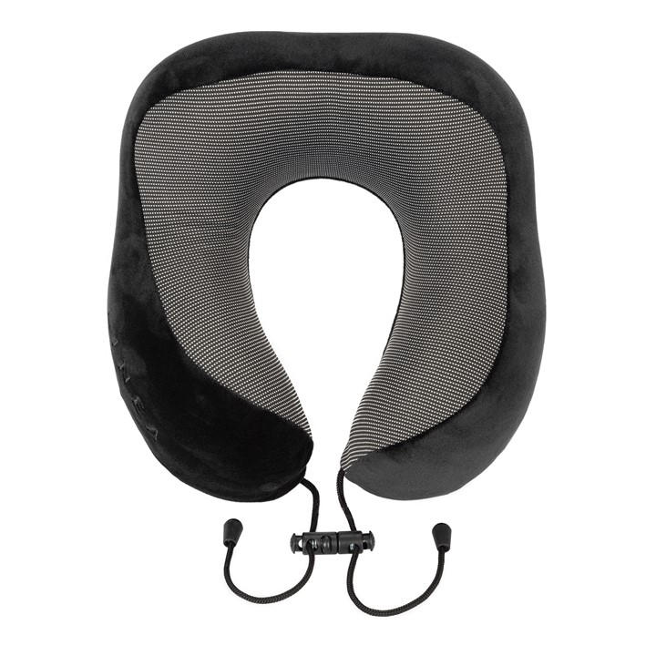 Linea  Black Memory Foam Neck Pillow, Sports Direct