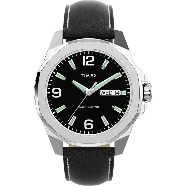 Timex Men's Black Analogue Quartz Watch, Sports Direct