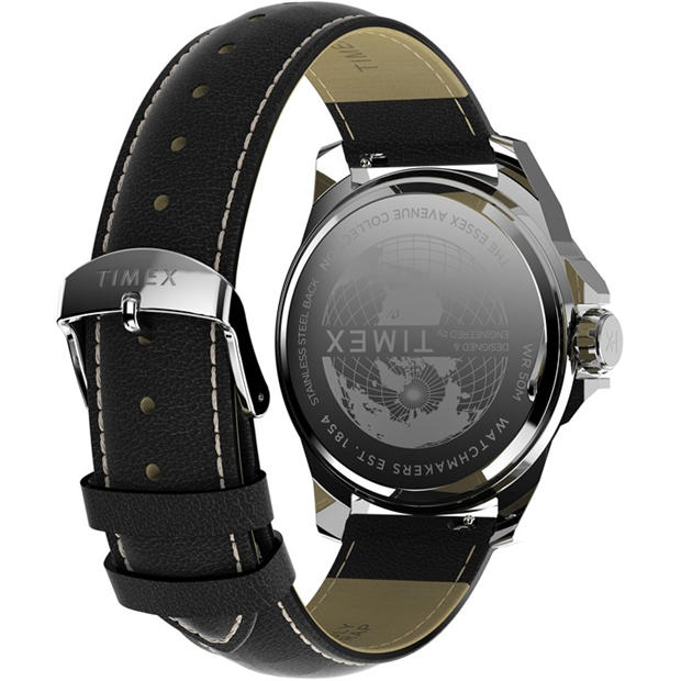 Черно/сребро - Timex - Men's Analogue Quartz Watch