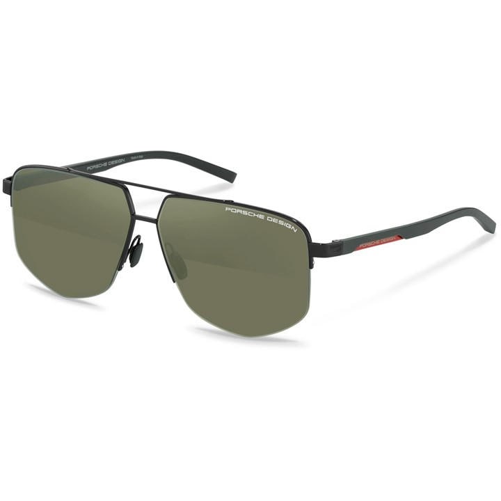 Porsche Design Men's Black Wayfarer Sunglasses, Sports Direct