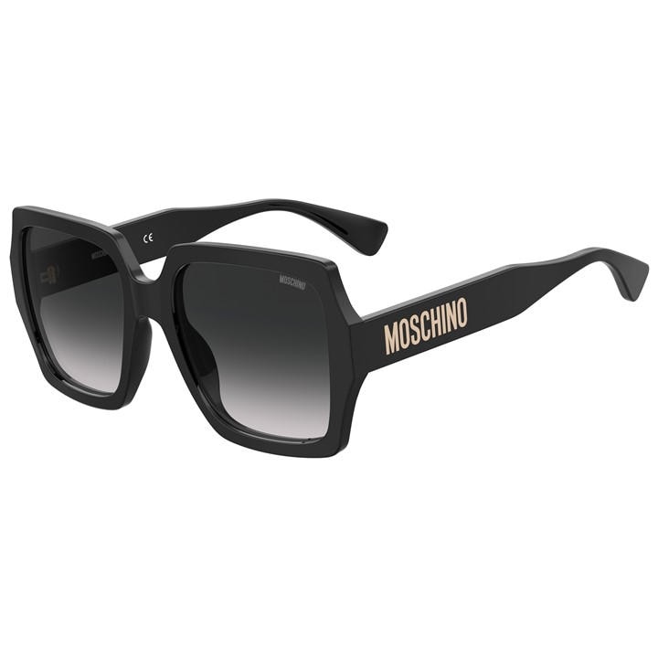 Moschino Women's Black Square Sunglasses, Sports Direct