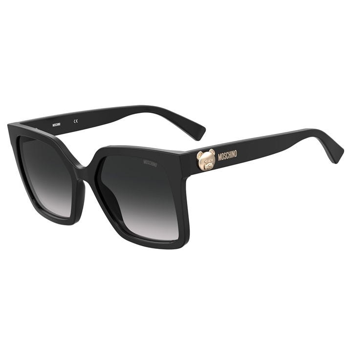 Moschino Women's Black Square Sunglasses, Sports Direct