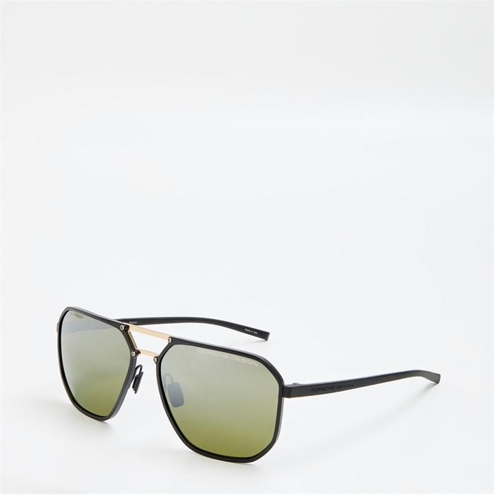 Porsche Design Men's Black Wayfarer Sunglasses, Sports Direct