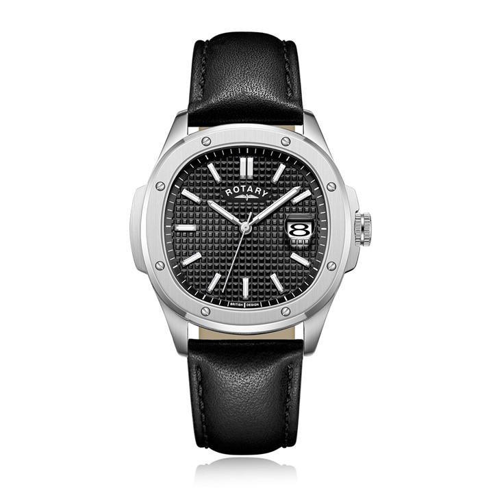 Rotary Men's Silver Quartz Analogue Watch, Sports Direct