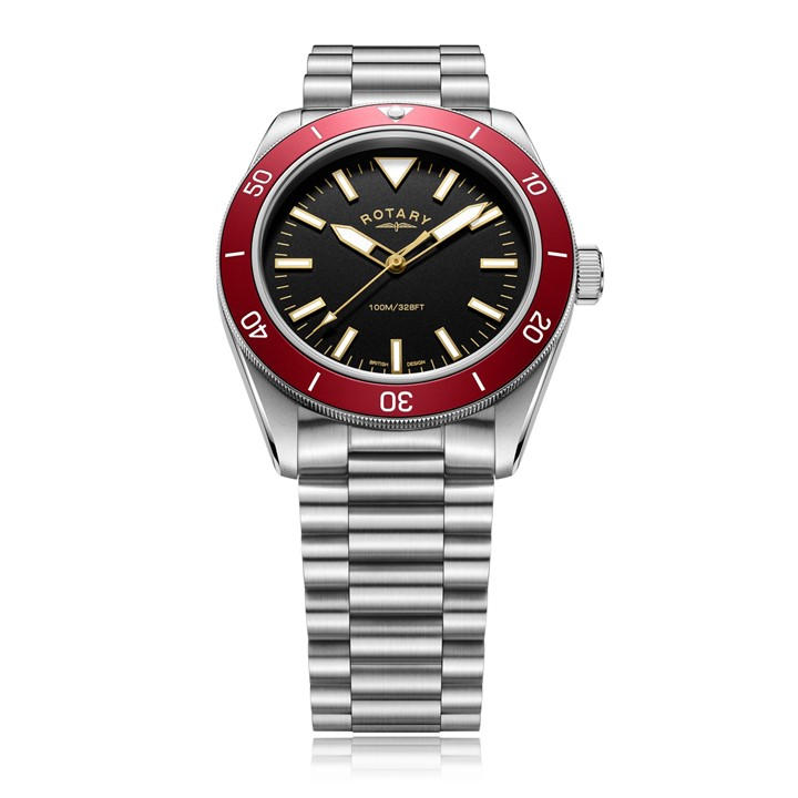 Rotary Men's Silver Analogue Quartz Watch, Sports Direct