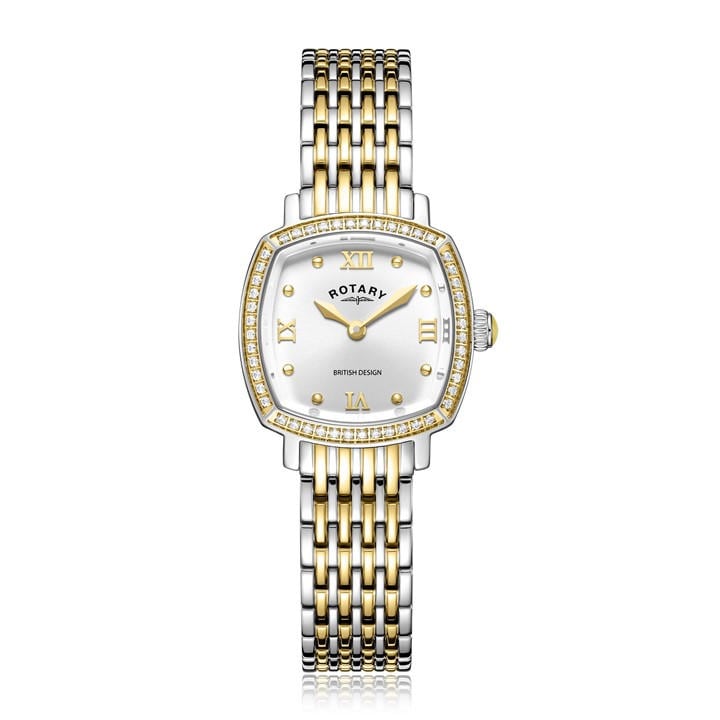 Rotary Men's Silver Traditional Analogue Quartz Watch, Sports Direct