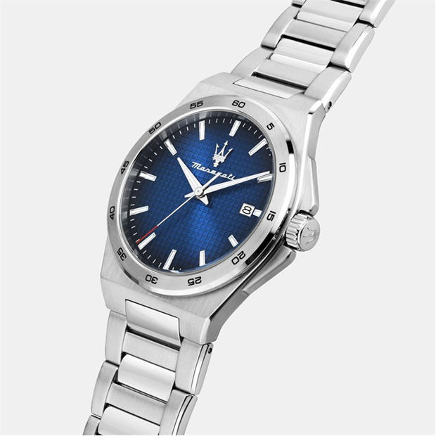 Синьо - Maserati - Men's Velocita Quartz Analogue Watch