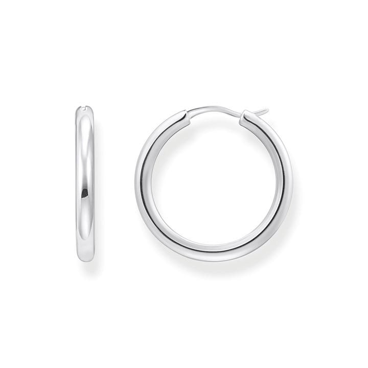 Thomas Sabo Women's Silver Sterling Hoop Earrings, Sports Direct
