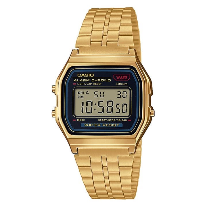 Casio  Gold  Digital Watches in Size 36.8 × 33.2 × 8.2 mm, Sports Direct