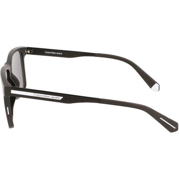 Matte Black - Calvin Klein Jeans - Men's Modified Rectangle Sunglasses