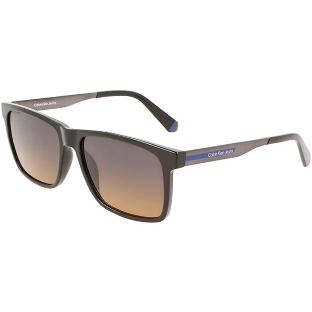 Black - Calvin Klein Jeans - Men's Modified Rectangle Sunglasses
