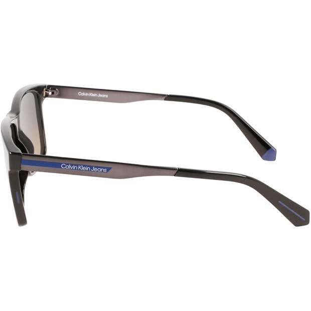 Black - Calvin Klein Jeans - Men's Modified Rectangle Sunglasses