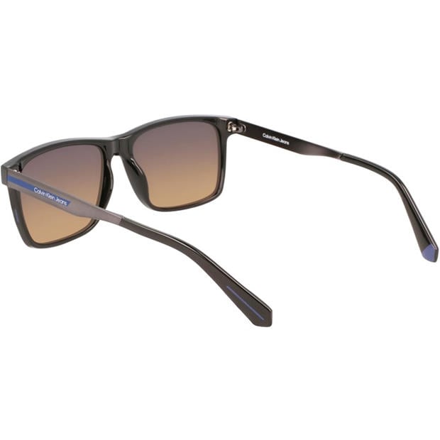 Black - Calvin Klein Jeans - Men's Modified Rectangle Sunglasses
