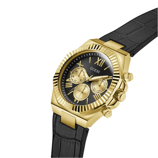 Gold/Black - Guess - Equity Analogue Quartz Watch