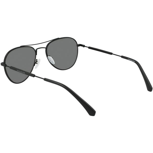 Matte Black - Calvin Klein Jeans - Aviator Sunglasses