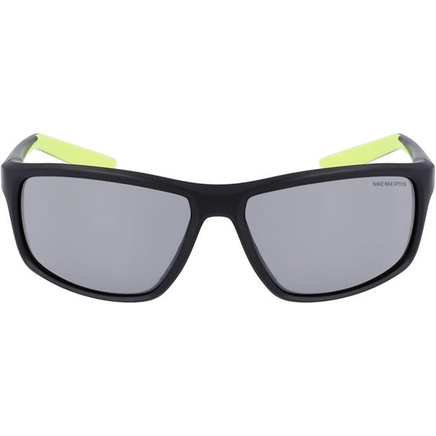 Black/Silver - Nike - Rectangle Sunglasses