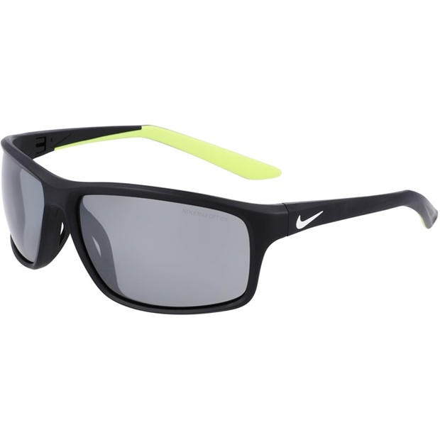 Black/Silver - Nike - Rectangle Sunglasses