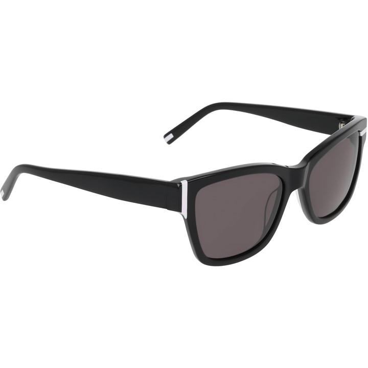 Dkny Women's Black Modified Rectangle Sunglasses, Sports Direct