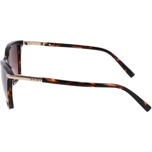 Dark Tortoise - DKNY - Women's Modified Rectangle Sunglasses