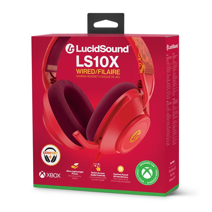 Powera  Red Lucidsound Ls10x Gen 2 Wi Gaming Headset For Xbox Series Xs - Blaze, Sports Direct