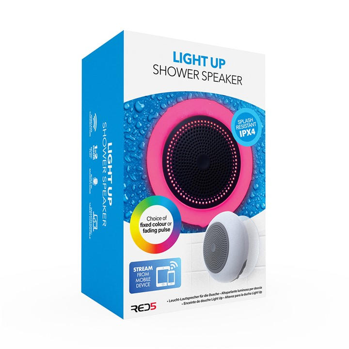 Red5 Unisex Multi Light Shower Speaker