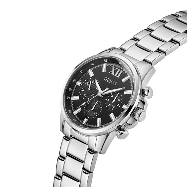 Black/Silver - Guess - Men's Walker Analogue Quartz Watch