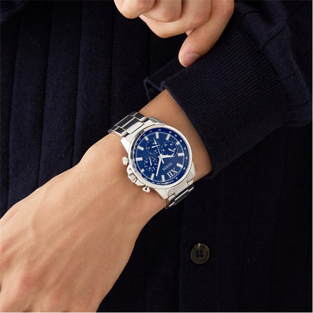 Blue/Silver - Guess - Men's Walker Analogue Quartz Watch
