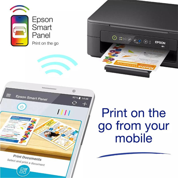 Black - Epson - Epson Expression XP-2200 A4 Multifunction Wireless Inkjet printer