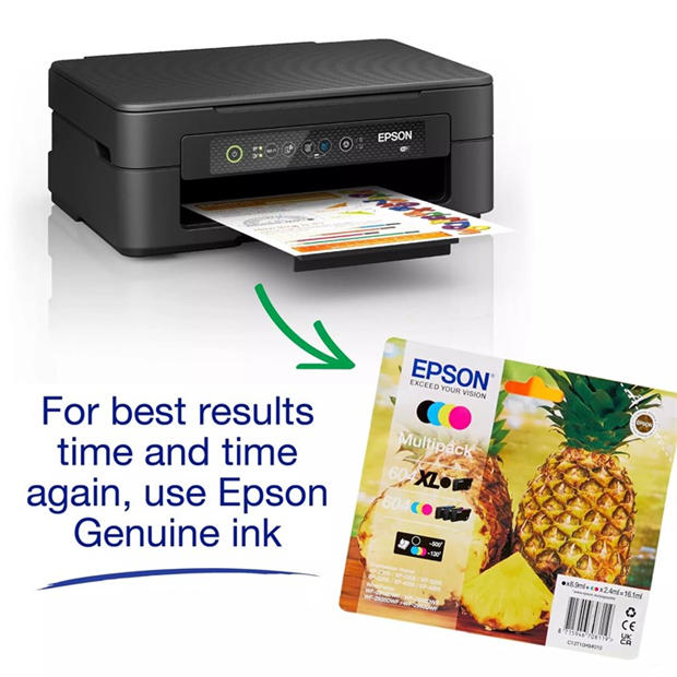 Black - Epson - Epson Expression XP-2200 A4 Multifunction Wireless Inkjet printer