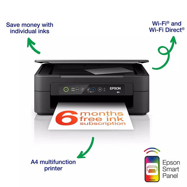 Black - Epson - Epson Expression XP-2200 A4 Multifunction Wireless Inkjet printer