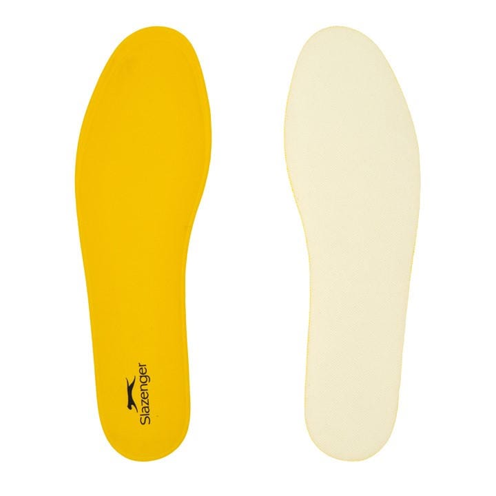 Slazenger  Yellow Comfort Memory Foam Shock Absorbing Insoles, Sports Direct