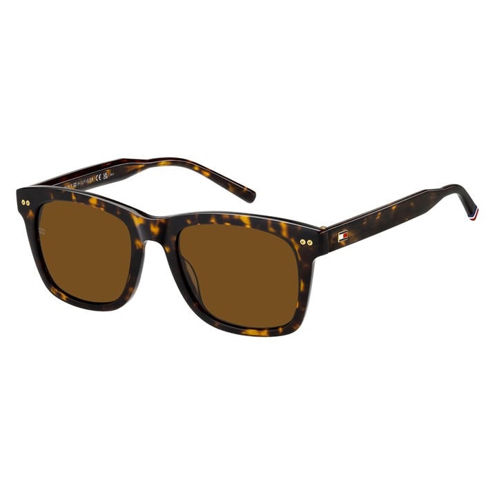 Tommy Hilfiger Men's Brown Hil Sun Rectangular Sn63, Sports Direct