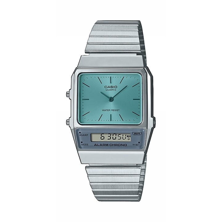 Casio Men's Silver Vintage Aq-800Ec