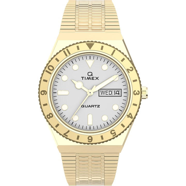 Timex  White Diver Inspired Quartz Analogue Watch in Size 36mm, Sports Direct